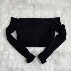 Sleepless Nights Off the Shoulder Top